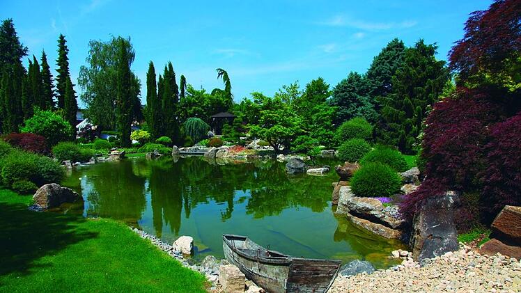 Auch im japanischen Garten in Kaiserslautern gibt es eine Menge zu entdecken.