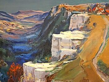 Das Bild von Max Wild, "G&ouml;rauer Anger", ist unter den Leihgaben f&uuml;r die Ausstellung im "Ratskeller". Foto: Wolfgang Schoberth