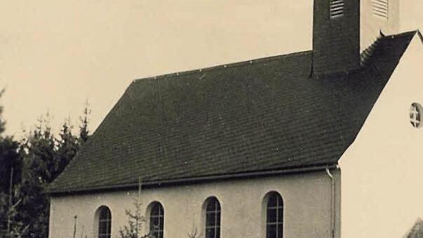 So sah die evangelische Christuskirche damals aus.  Foto: Archiv