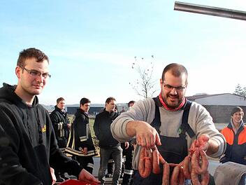 In Uehlfeld gab es Schlachtschüssel. Foto: Johanna Blum