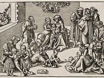Lucas Cranach d. Ä., Die heilige Sippe, um 1509. Kunstsammlungen der Veste Coburg, Inv.-Nr. I,41,15