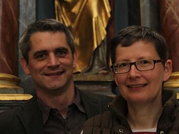 Das Pfarrerehepaar Jobst freut sich schon auf die Feierlichkeiten zum Kirchenjubiläum. Foto: Jürgen Gärtner