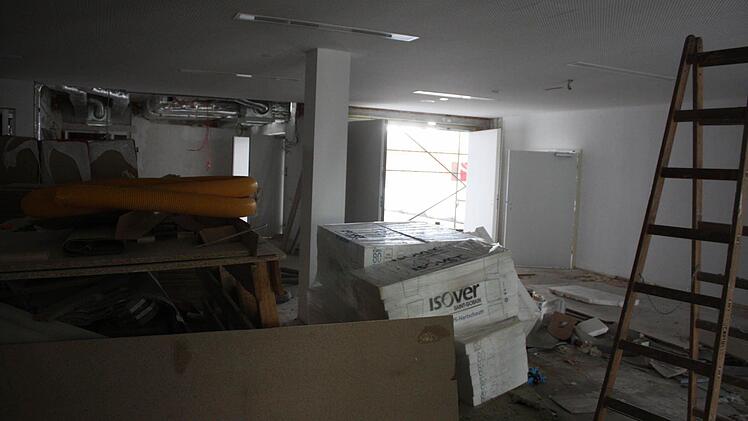 Sanierung der Hegler-Halle in Oerlenbach.  Foto: Robert Huger