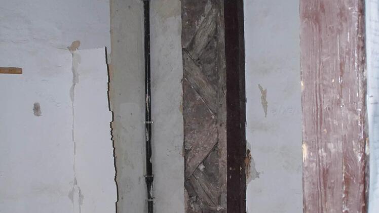 Bis Pfingsten sollen diese Arbeiten im Nordflügel abgeschlossen sein. Foto: Marco Meißner