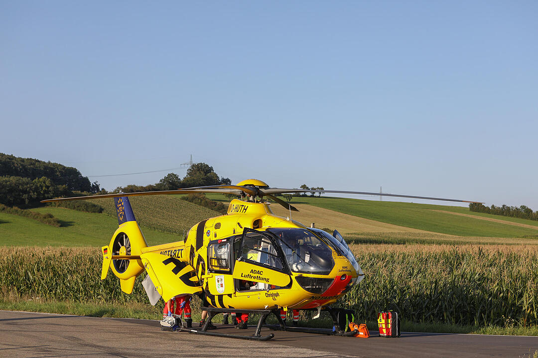 Unfall im Landkreis Weißenburg-Gunzenhausen: Biker übersieht Pkw