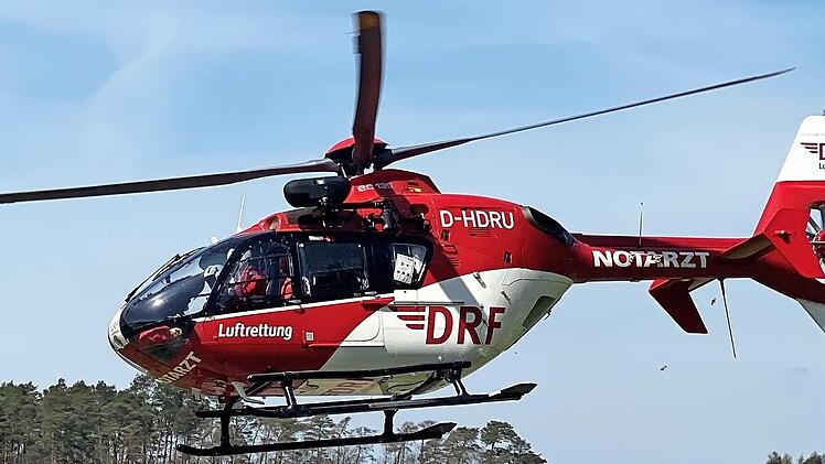 An der Such- und Rettungsaktion waren auch zwei Hubschrauber beteiligt.