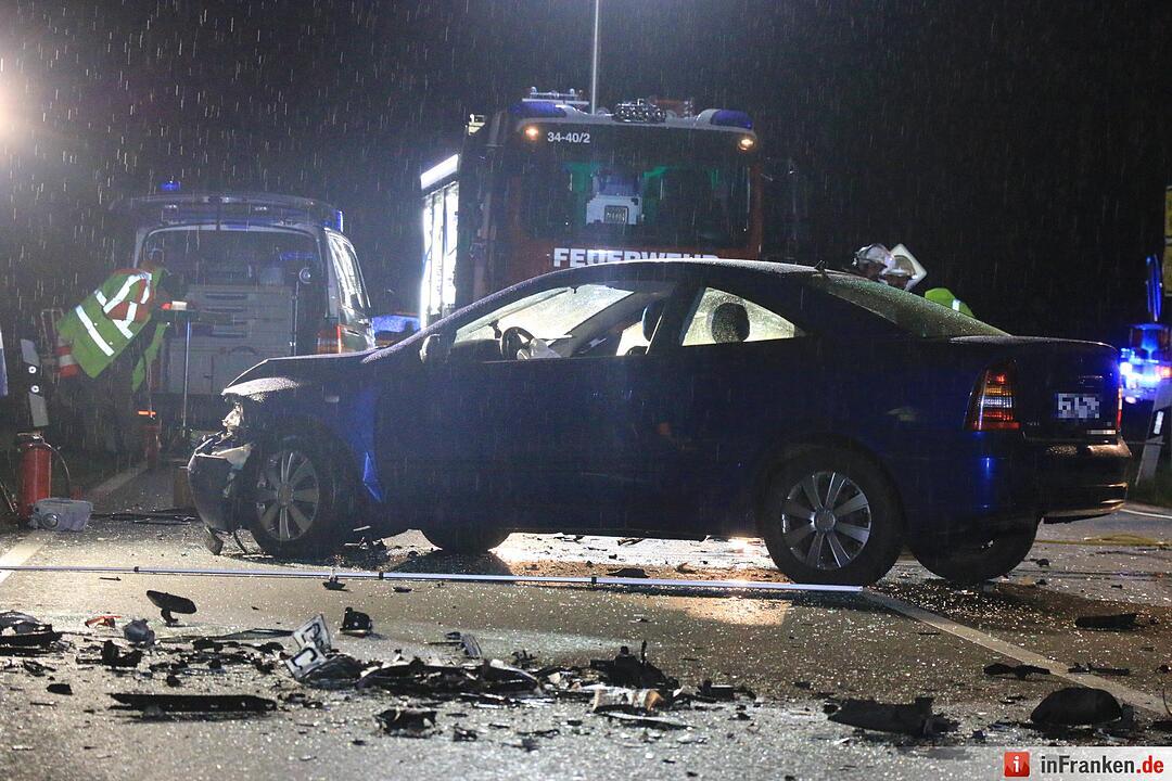 Mann stirbt nach schwerer Kollision bei Langenzenn