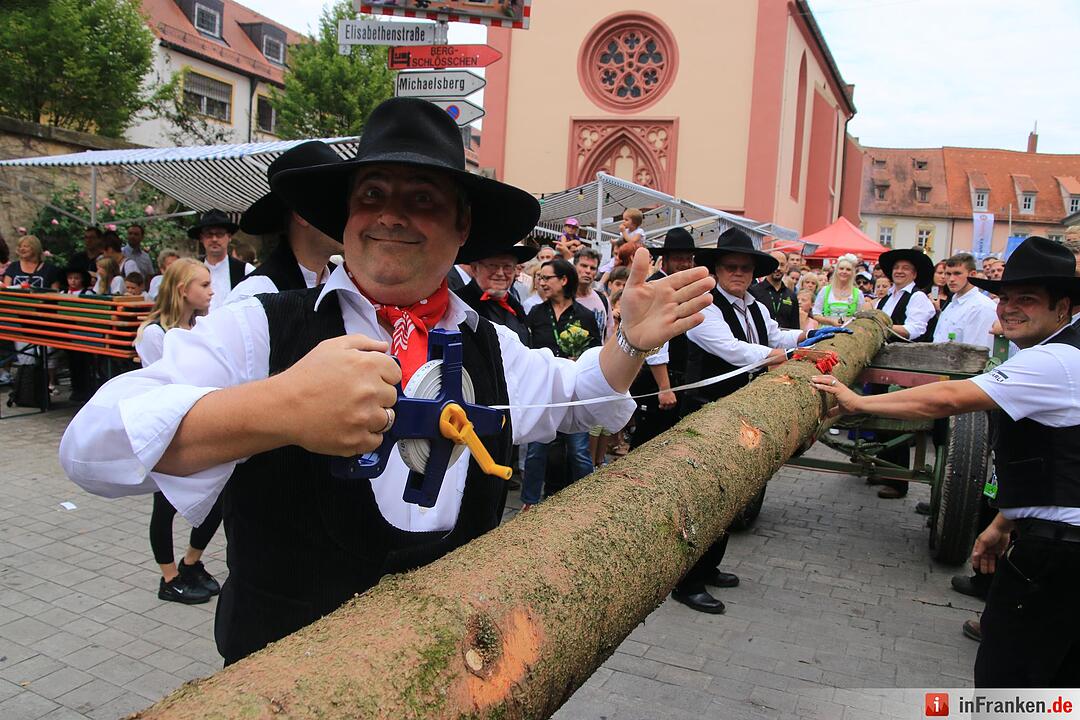 Sandkerwa 2015 - Kerwasbaum-Aufstellen