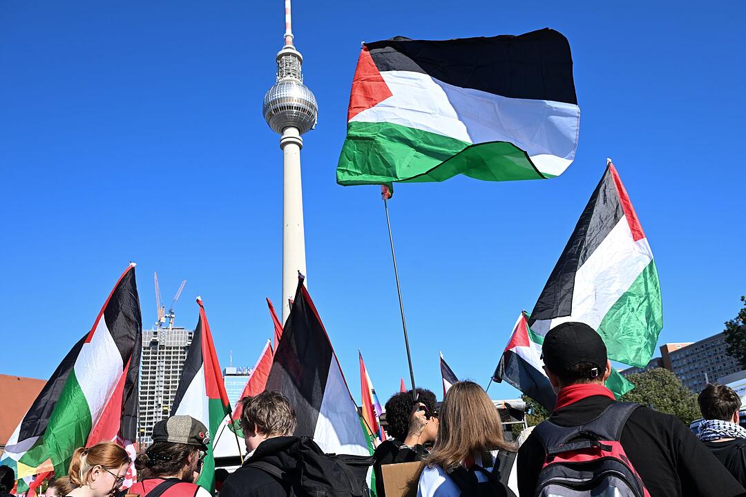 Demonstration für Gaza in Berlin