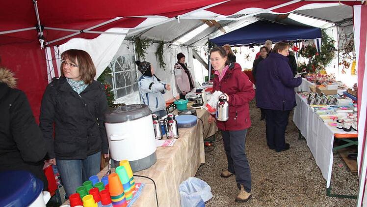 Weihnachtsmarkt Aufseß. Foto: Georg Wolf