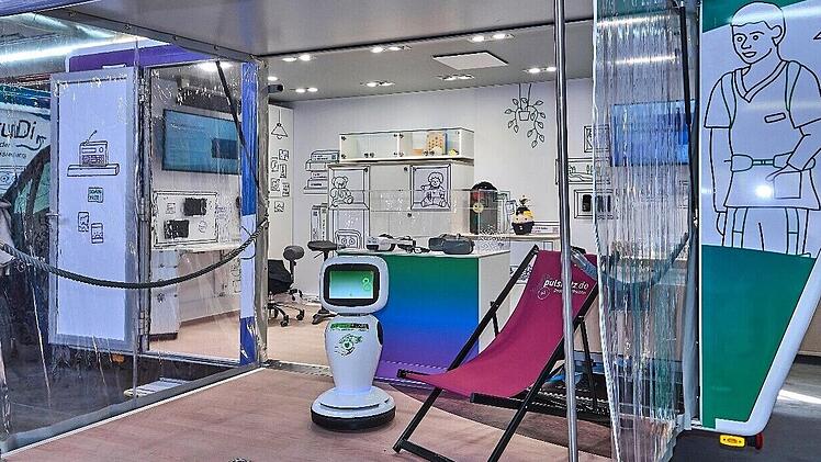 Im Truck der Digitalisierung gibt es viel zu entdecken.