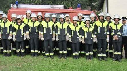 Die erfolgreichen Feuerwehrleute aus Marienroth und Brauersdorf  Foto: Karl-Heinz Hofmann