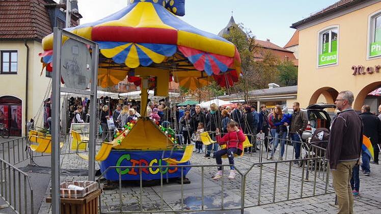 Spaß auf dem Kettenkarussell!