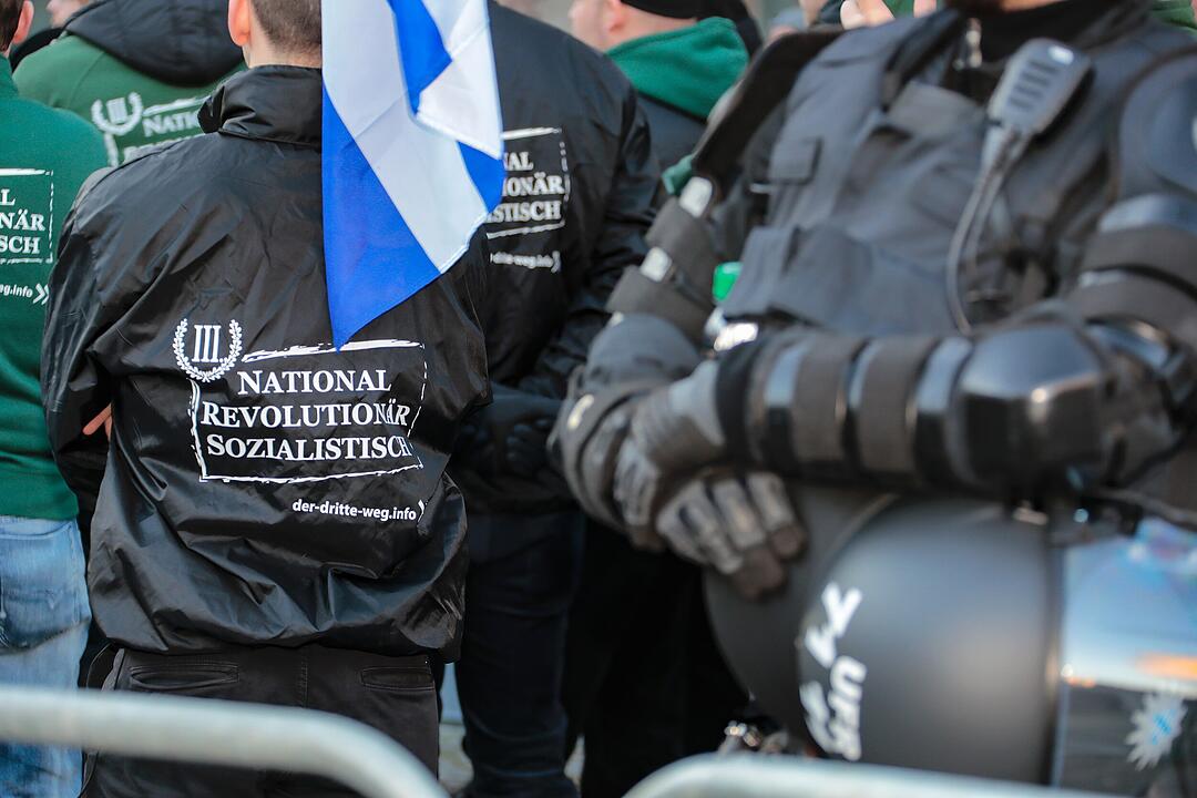 Fest der Demokratie, III. Weg und Anti-Nazi-Demonstrationen in Bamberg