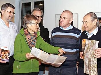 Keltenwegs-Koordination (von links): Markus Alin (Kur- und Tourismus-Service), Karl-Heinz M&uuml;ller, Hildegard W&auml;chter, Karl-Heinz H&ouml;&szlig;el, Reinhold M&uuml;ller, Bernhard H&uuml;bner und Bernhard Christoph Foto: Mario Deller