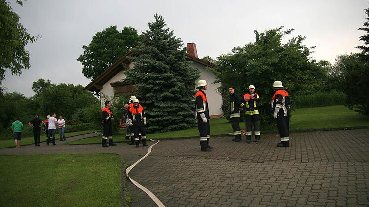 Hochwassereinsatz in Rossach