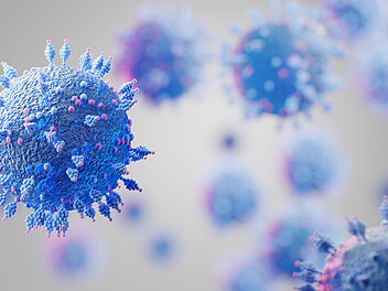 Macro coronavirus(covid-19) cell delta plus variant.BA.5,BA.2.75