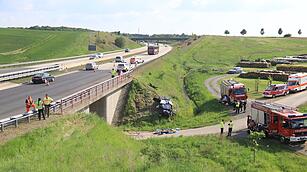 Ehepaar stirbt bei Unfall auf A71