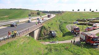 Ehepaar stirbt bei Unfall auf A71