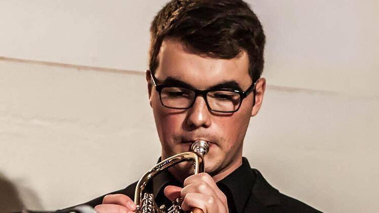 "Church Rocks" in der Coburger Heilig-Kreuz-Kirche: Gabriel Möbus (Trompete)Foto: Jochen Berger