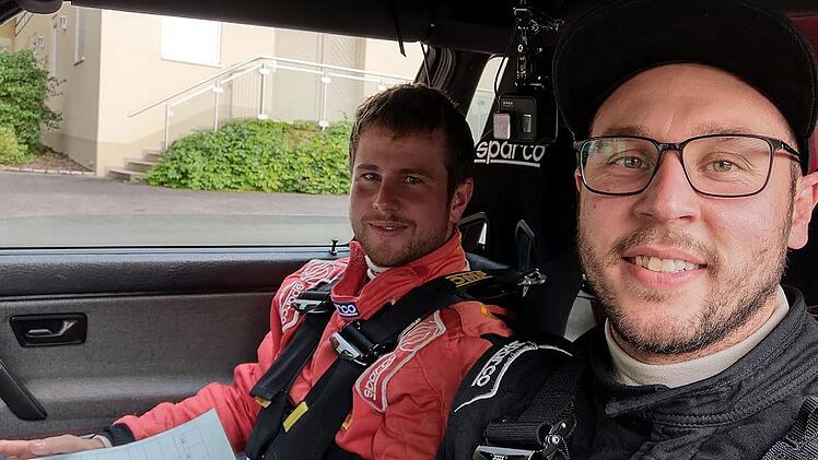 Michael Mathes mit Co. Julius Emmert hatten einen starken Auftritt bei der Heim-Rallye. Ein Fahrfehler kostete sie den Gesamtsieg.