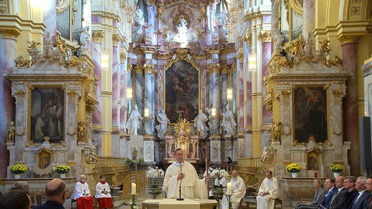 Abt Philipp aus Rein hält die Festpredigt.Joseph Beck