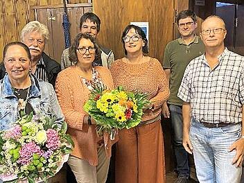 Der alte und der neue Vorstand des Bürgervereins