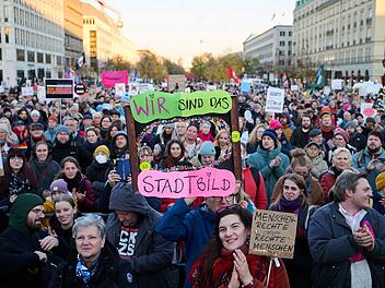 Demonsrtation &bdquo;Stadtbild&ldquo;