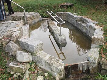 Die neue Kneippanlage ist Bestandteil der neuen Terrainkurwege.  Fotos: Gerda Völk