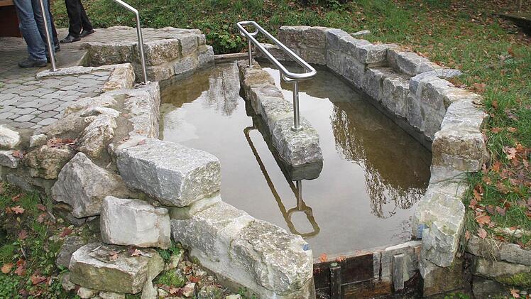 Die neue Kneippanlage ist Bestandteil der neuen Terrainkurwege.  Fotos: Gerda Völk