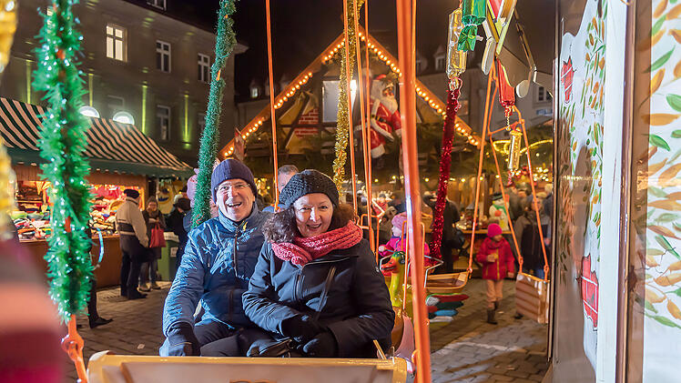 Auf dem Weihnachtsmarkt in Fürth