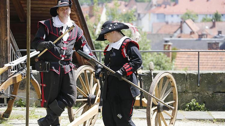 Kronach feierte sich und seine Geschichte beim Historischen Stadtspektakel. Foto: Matthias Hoch