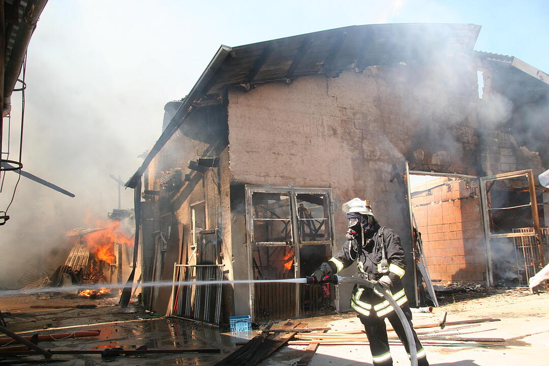 Feuer auf Aussiedlerhof