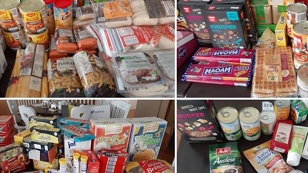 Dank vieler Spenden konnte Melani Buchmann wieder Essenstüten packen, die heute um 15 Uhr am Café Sorgenlos verteilt werden.  Foto:privat
