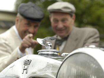 Die Franken Classic mit ihren Oldtimern bietet in Bad Kissingen stets Gesprächsstoff.