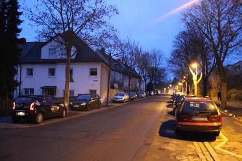 28.01.2014 Kloster-Banz-Straße Richtung Zollnerstraße