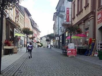 Die Innenstadt von Bad Brückenau kann eine Belebung ganz gut vertragen. Foto: Ulrike Müller