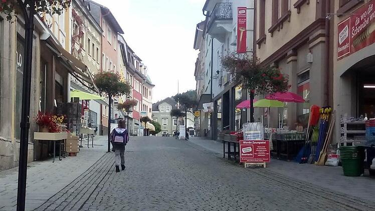 Die Innenstadt von Bad Brückenau kann eine Belebung ganz gut vertragen. Foto: Ulrike Müller