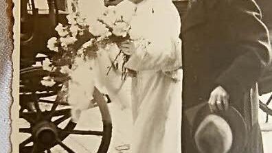 Hochzeit in München vor 70 Jahren. Foto: privat