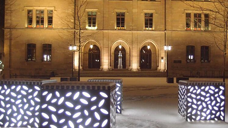 Albertsplatz: Impressionen aus dem verschneiten CoburgFoto: Jochen Berger