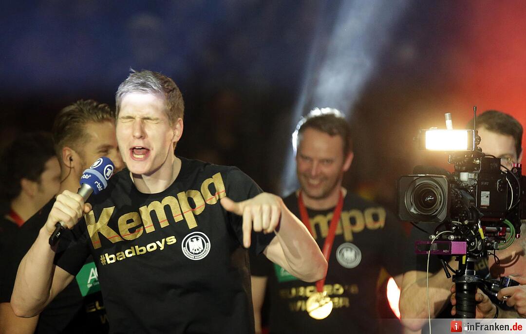 Handball-Nationalmannschaft - Feier Max-Schmeling-Halle