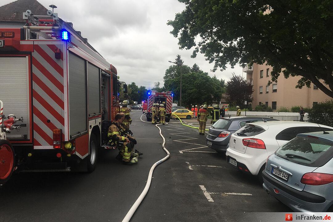 Fürth: Wohnungsbrand in der Südstadt