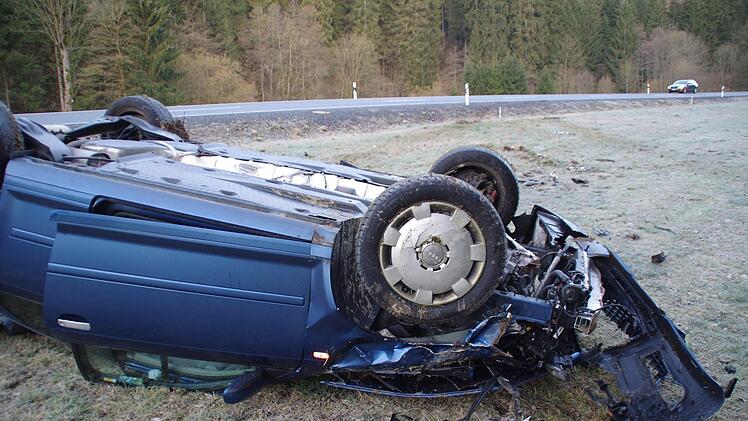 Das Unfallfahrzeug. Foto: Marco Meißner