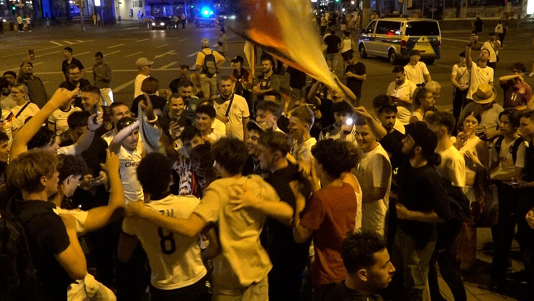 N&uuml;rnberg feiert ausgelassen den Einzug ins Viertelfinale