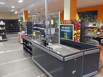 Edeka in Schwabach für immer geschlossen - große Versteigerung