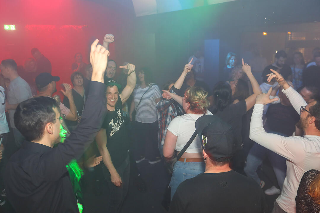 Mit DJ Andy, DJ Matze, DJ Dieter M Geis, DJ Franky