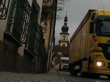 Die Lkw sollen raus aus Stadtsteinach. Foto: Archiv/Mathhias Beetz