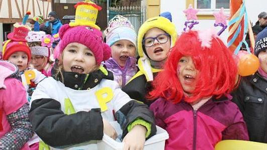 "Happy Birthday Zeil!" Zum Geburtstag hatten im letzten Jahr auch die Kinder der Purzelgarde gratuliert.