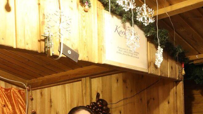 Die "Korbfee" Foto: Barbara Herbst