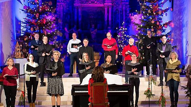 Der Chor &bdquo;Unerh&ouml;rt&ldquo; hat f&uuml;r das Konzert viele neue St&uuml;cke ins Repertoire genommen.